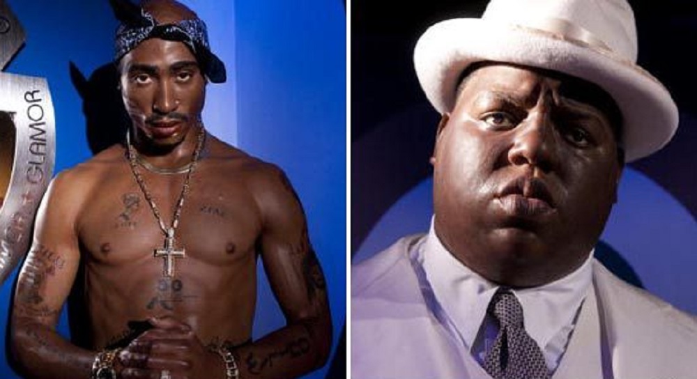 Tupac et Biggie en statue de cire