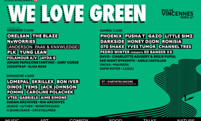 Le lineup du Festival We Love Green 2023