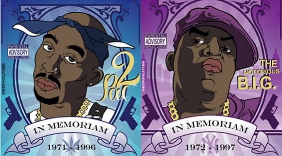 2Pac & Biggie, les maryrs de la rivalité east coast / west coast