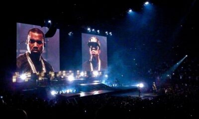 Jay-Z et Kanye West enflamme Bercy au son de Ni**a in Paris