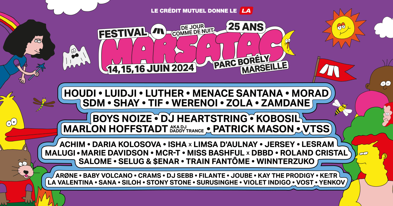 Le lineup de l'édition des 25 ans du festival Marsatac à Marseille (+ jeu concours Rap City)