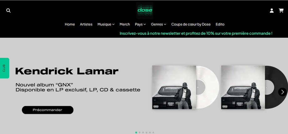Précommandes : GNX de Kendrick Lamar en vinyle exclusif sur le Dose Store