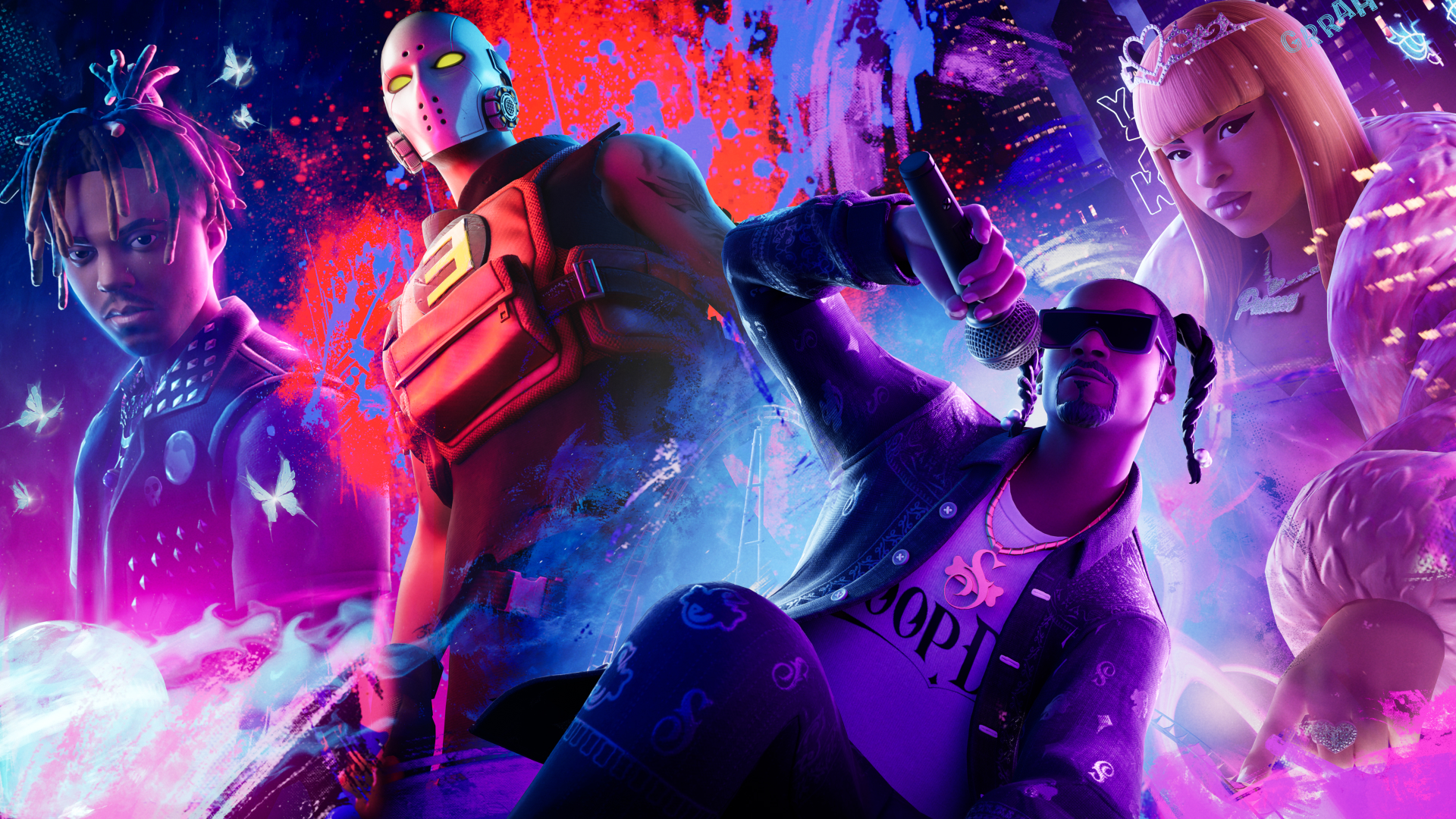 Revivez le final de l'événement Remix Chapitre 2 dans Fortnite avec Eminem, Snoop Dogg, Ice Spice et Juice WRLD